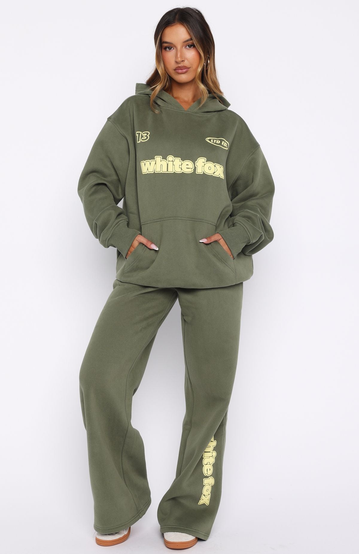 Ready To Go Oversized Hoodie Khaki