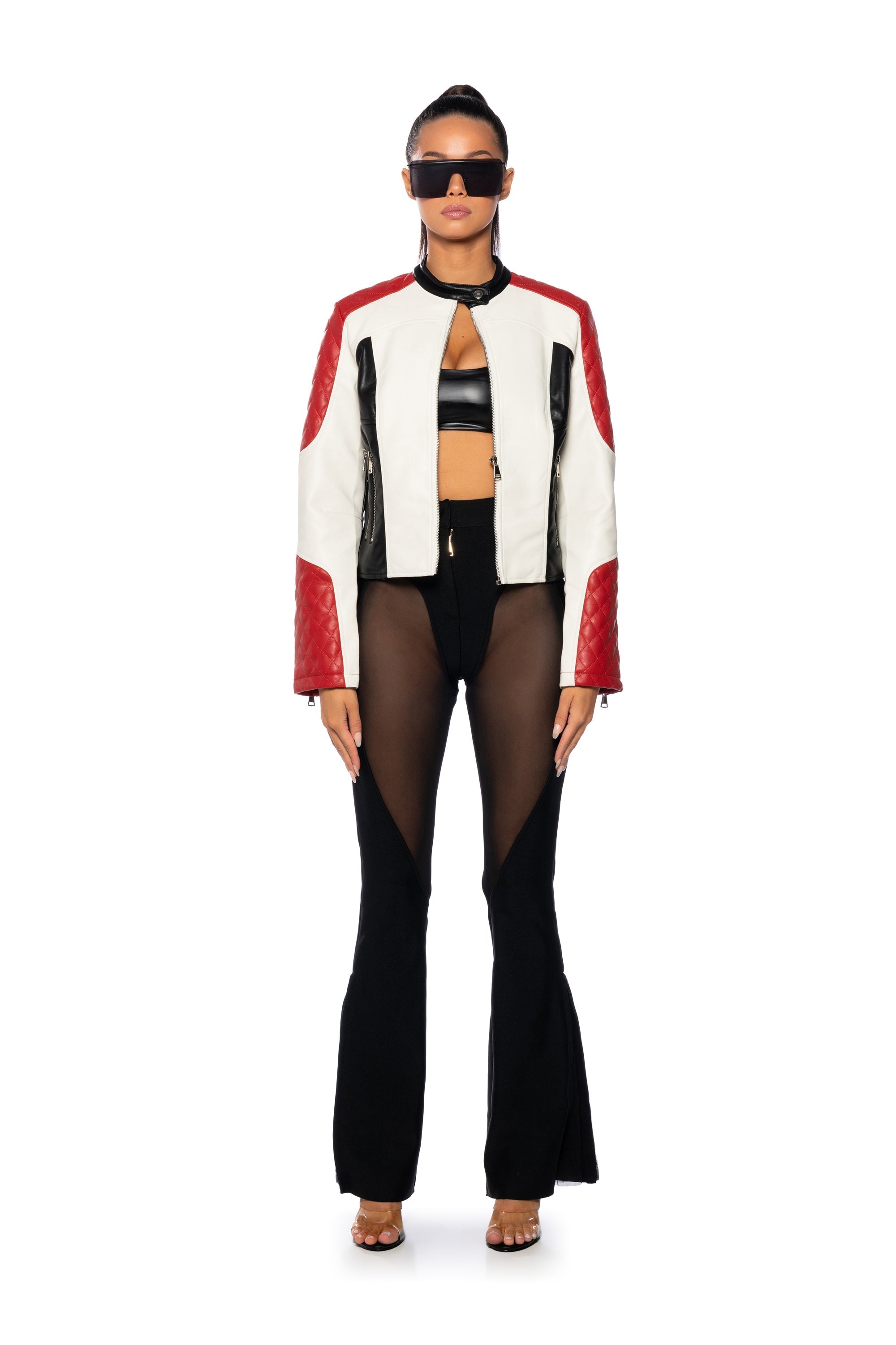 EVENING IN PARIS MESH FLARE TROUSER