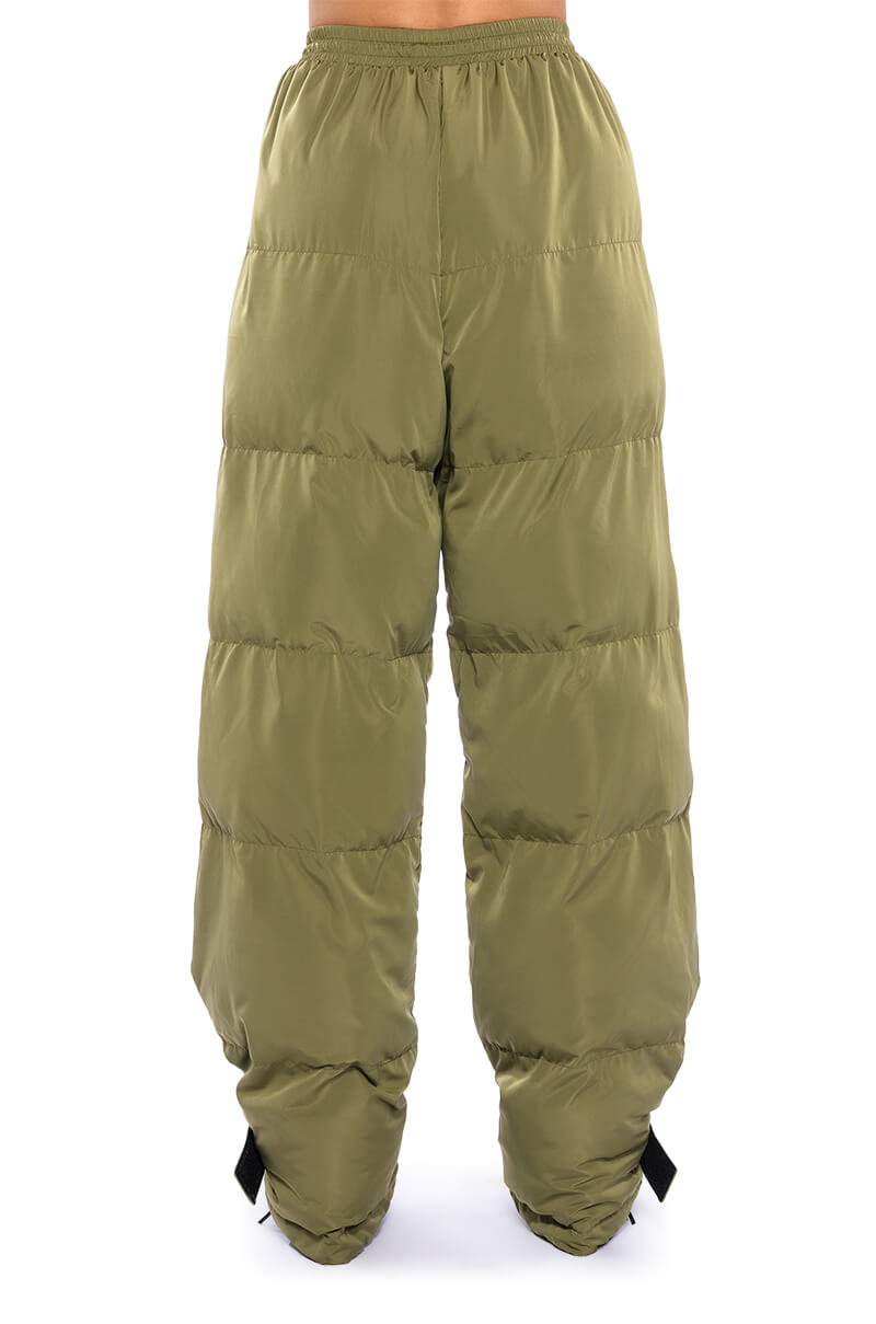 LORENA WIDE LEG PUFFER PANT