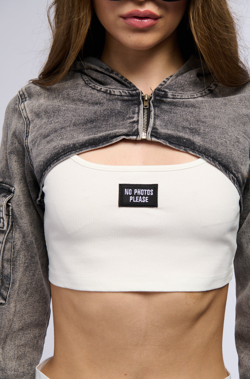 MARLEY DENIM BOLERO