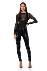 ARIANA HIGH WAISTED FASHION PANTS