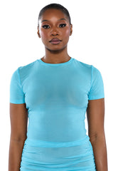 SIMPLE BLISS MESH TOP