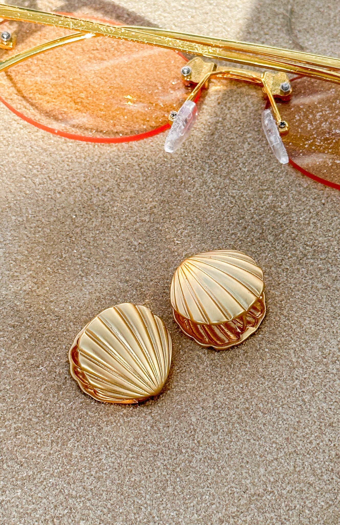 Kaiko Earrings Vintage Gold